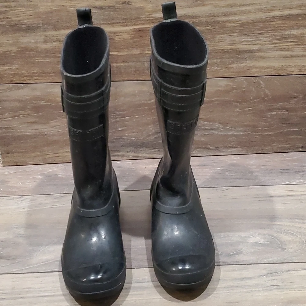 Sperry Women Tall Walker Atlantic Saltwater  rain boots shoes sz 7M